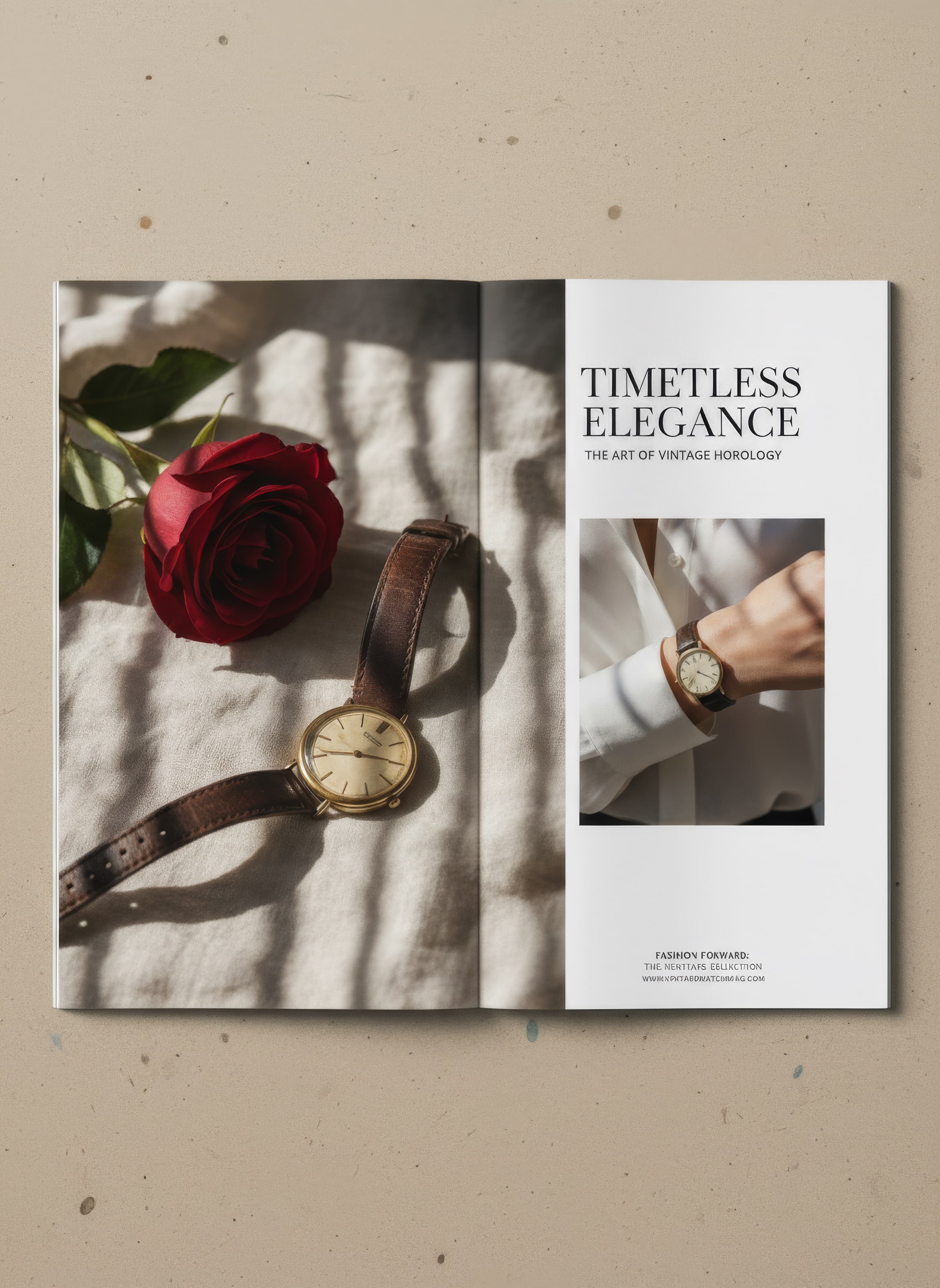 Ad V · Horlogerie, in Linen
